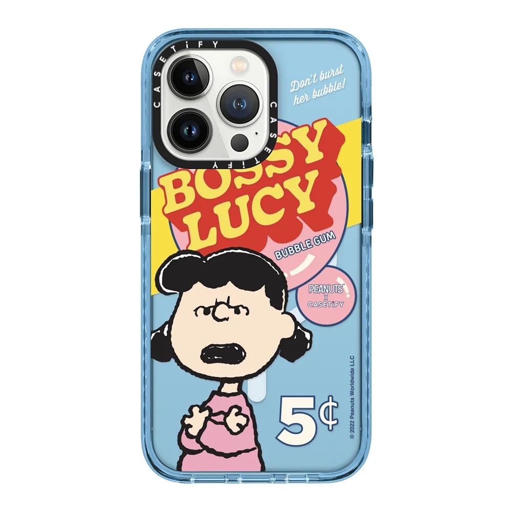 Casetify Peanuts Lucy Case Blue